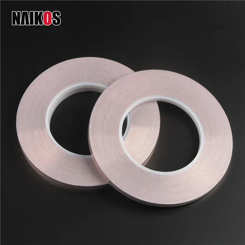 EMI Shielding Heat Insulation Conductive Adhesive Copper Foil Moisture Resistance Tape for Computer Cables