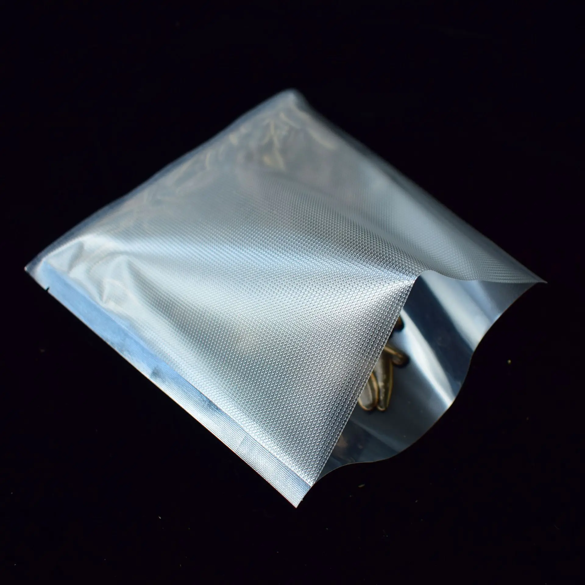 Wholesale Single-layer Plastic pouch premium Single side embossing vacuum nylon PE  PA storage vacuum bags food