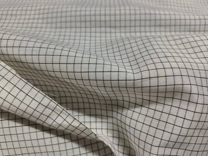plaid fabric cotton polyamide yarndye fabric for garment