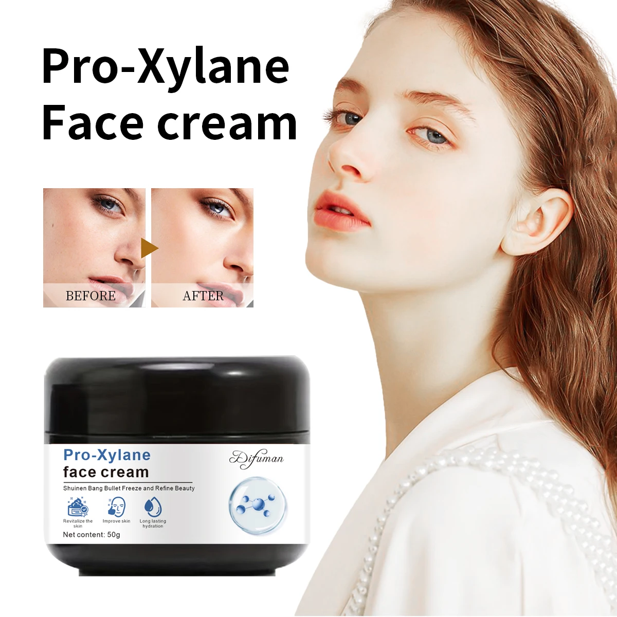 Young skin imported foundation liquid night acne 50 grams of white rice whitening and freckle removal cream