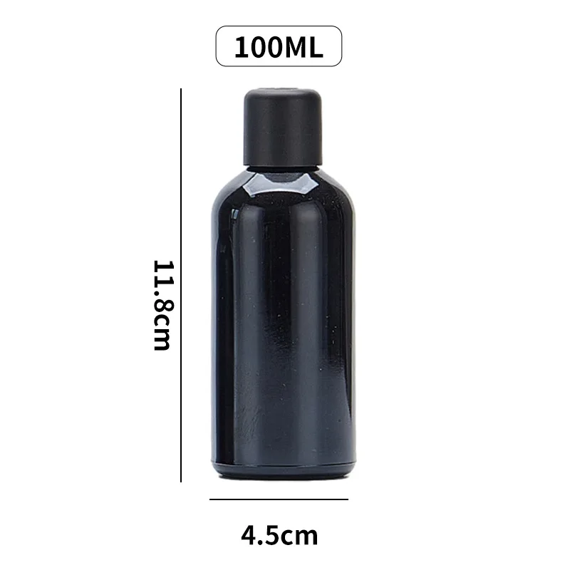 Custom 1 oz 2 oz 30 ml 60 ml 15ml 60ml Essential Oil Glass Dropper Bottle Small Round Empty Clear Black Blue Glass Bottle