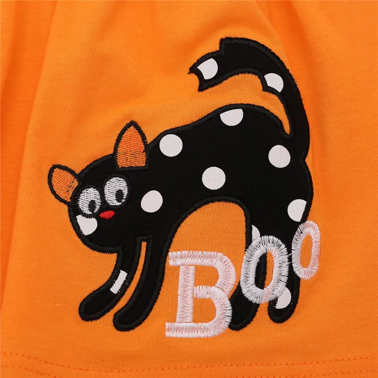 
high quality Baby Girls Ruffle Fall Sets Clothes, Wholesale Pumpkin printing girls Outfit, Little Girls Boutique Clothing Sets 