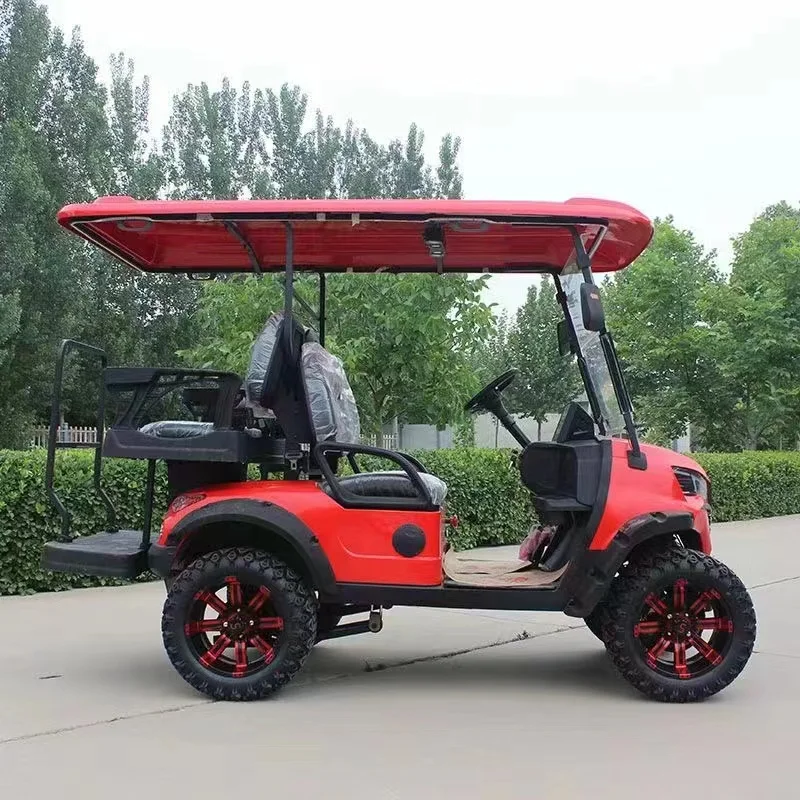 KEYU chinese cheap luxury mini club car golf carts electric golf push cart lithium battery 2 seater golf cart
