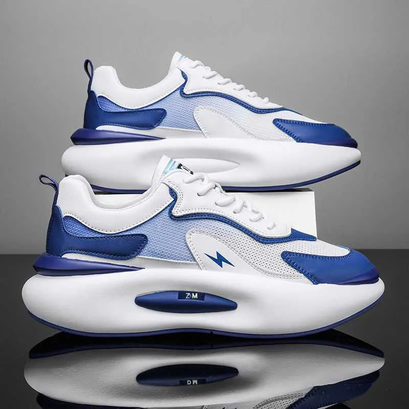 Wholesale breathable shock absorption running sneaker casual campus shoes man