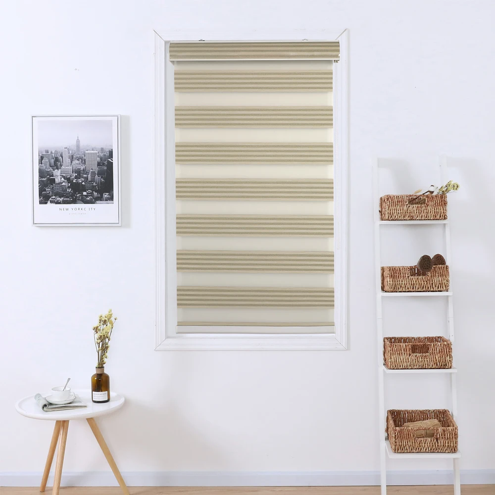 European design Jacquard zebra roller blinds for window