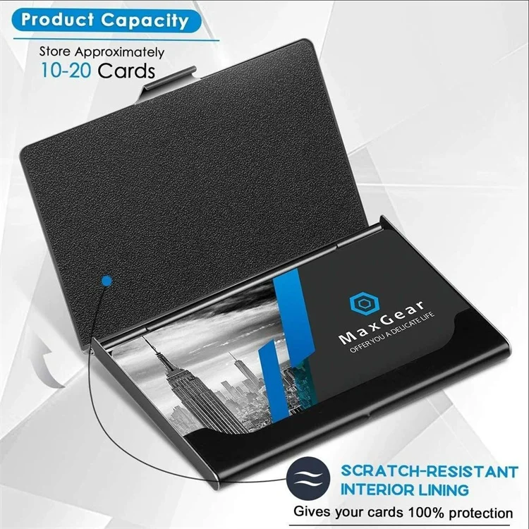 Amazon hot sale stainless steel business card holder,name card holder with custom logo