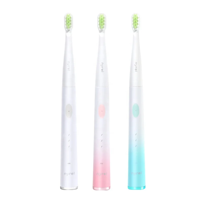 nyrel Sonic Electric Toothbrush Adult Timed Brush 3 Modes USB Charger Waterproof Rechargeable Toothbrush