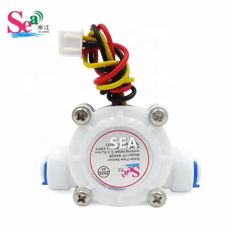 Лучшие продажи датчик расхода воды YF-S402B для очиститель воды фильтр Mahine 0.3-8L/мин