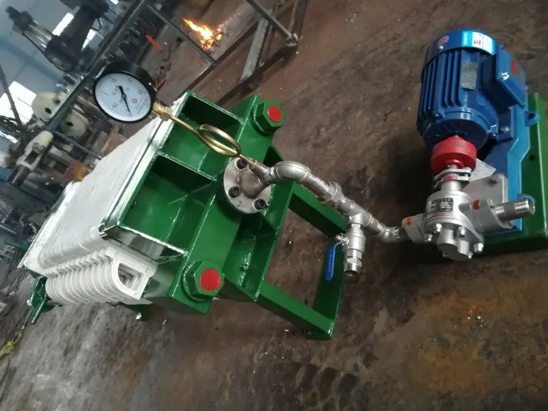 
320 Hand Press Filter press sludge Polypropylene Plate 