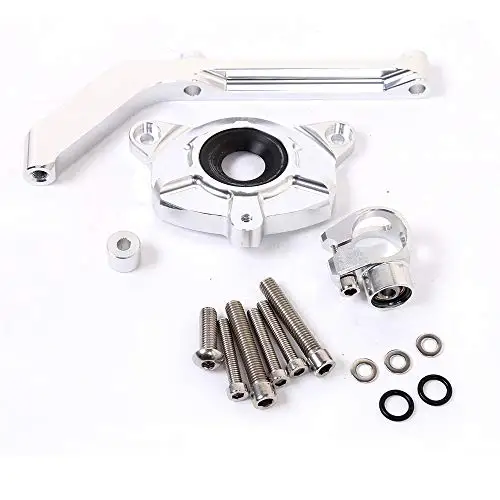 REALZION Motorcycle 6063-T6 Billet Aluminum Steering Damper Mounting Bracket For KAWASAKI Z1000 ABS 2014 2015 2016 2017