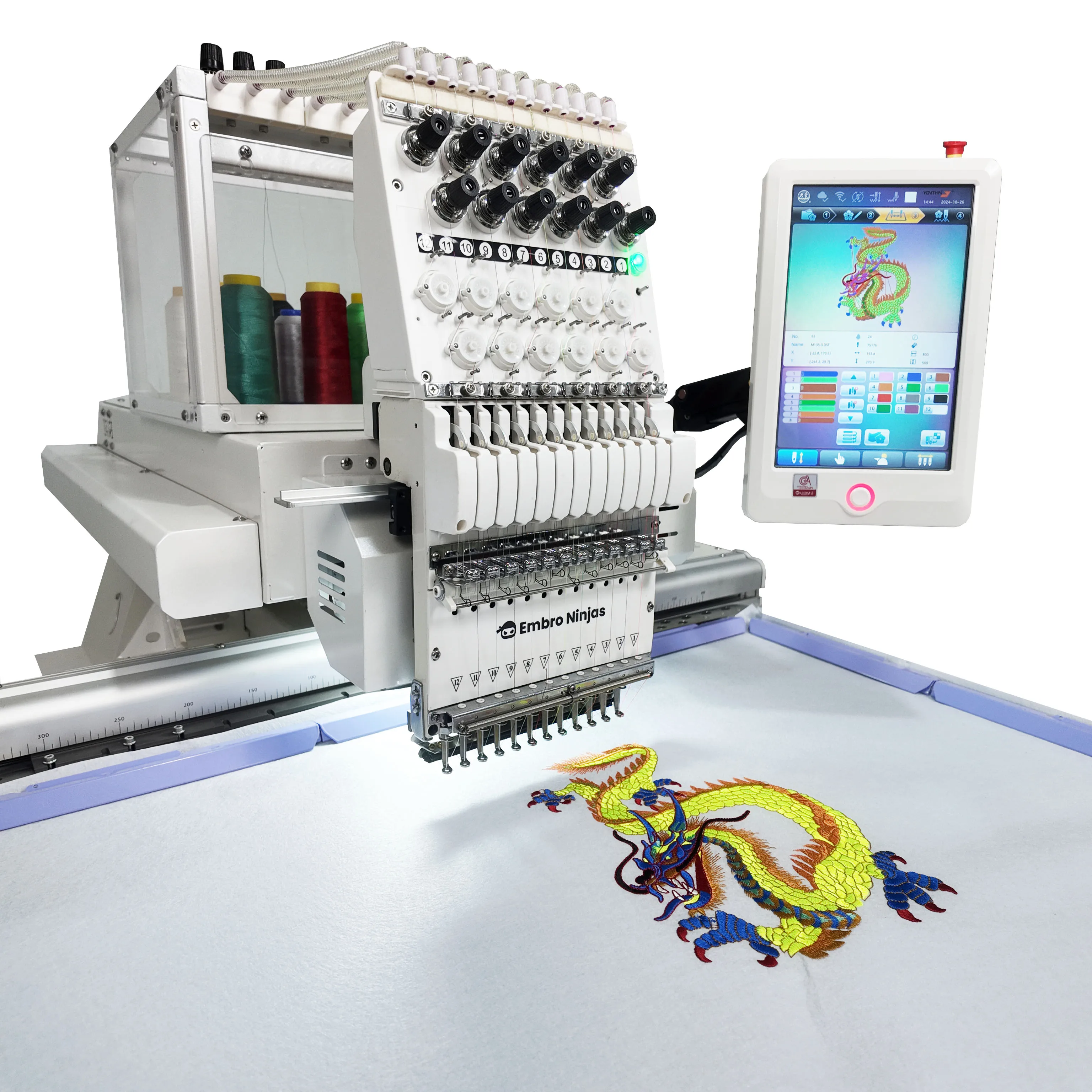 Одноголовная вышивальная машина Embro Ninjas компьютеризированная маленькая швейная по ценам на продажу