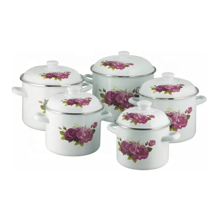 Hot Pots Sets Cast Iron Dutch Casserole Cookware Set