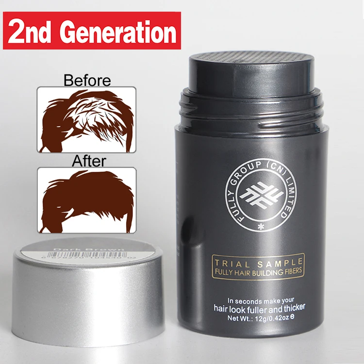 Manufacturer OEM Keratin Hair Wig Powder FULLY Unique Technology Unique 2nd Generation Plant Hair Building Fibers