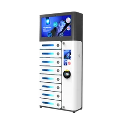 Factory Supply Y2 Power MIA Premium Credit Card Operated 8 Bay Pin Code Charging Locker PL-SCD8-Y2 Pay per Use charger
