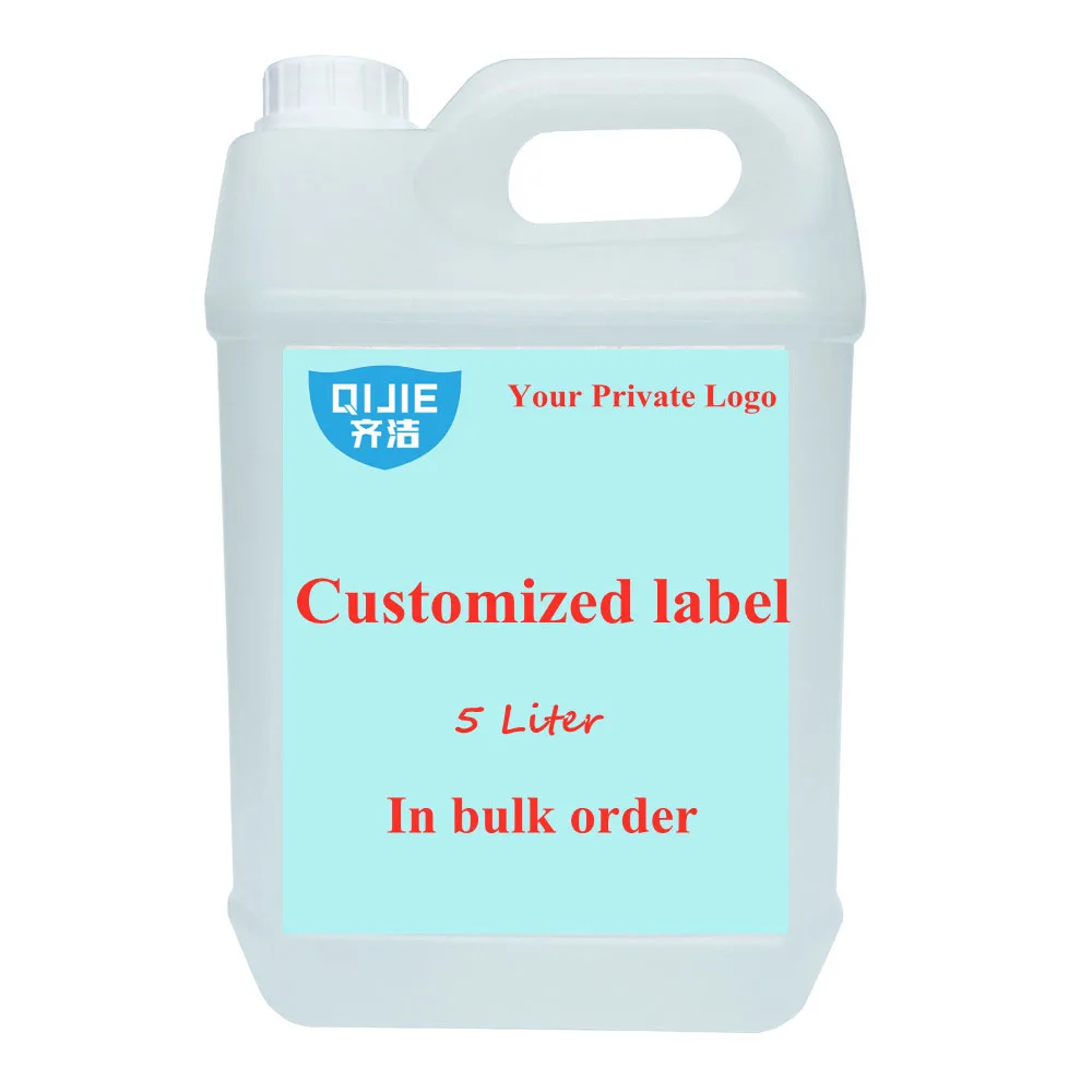 QIJIE custom 5000ml sanatizer 75 alcohol hand sanitizersanitizer gel