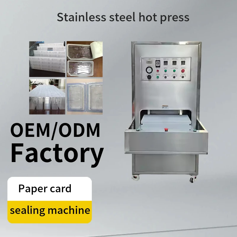 Dialysis Paper Packaging Blister Heat Sealing Machine Dust-Free Medical Device Stainless Steel 220V Dust-Free Medical Blister