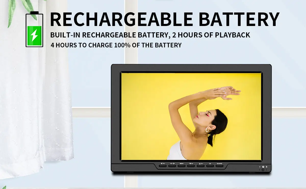 Portable High Definition Mini TV Wholesale 1080p 128G Large Capacity Mini LED Smart TV Portable Cheap Price Custom