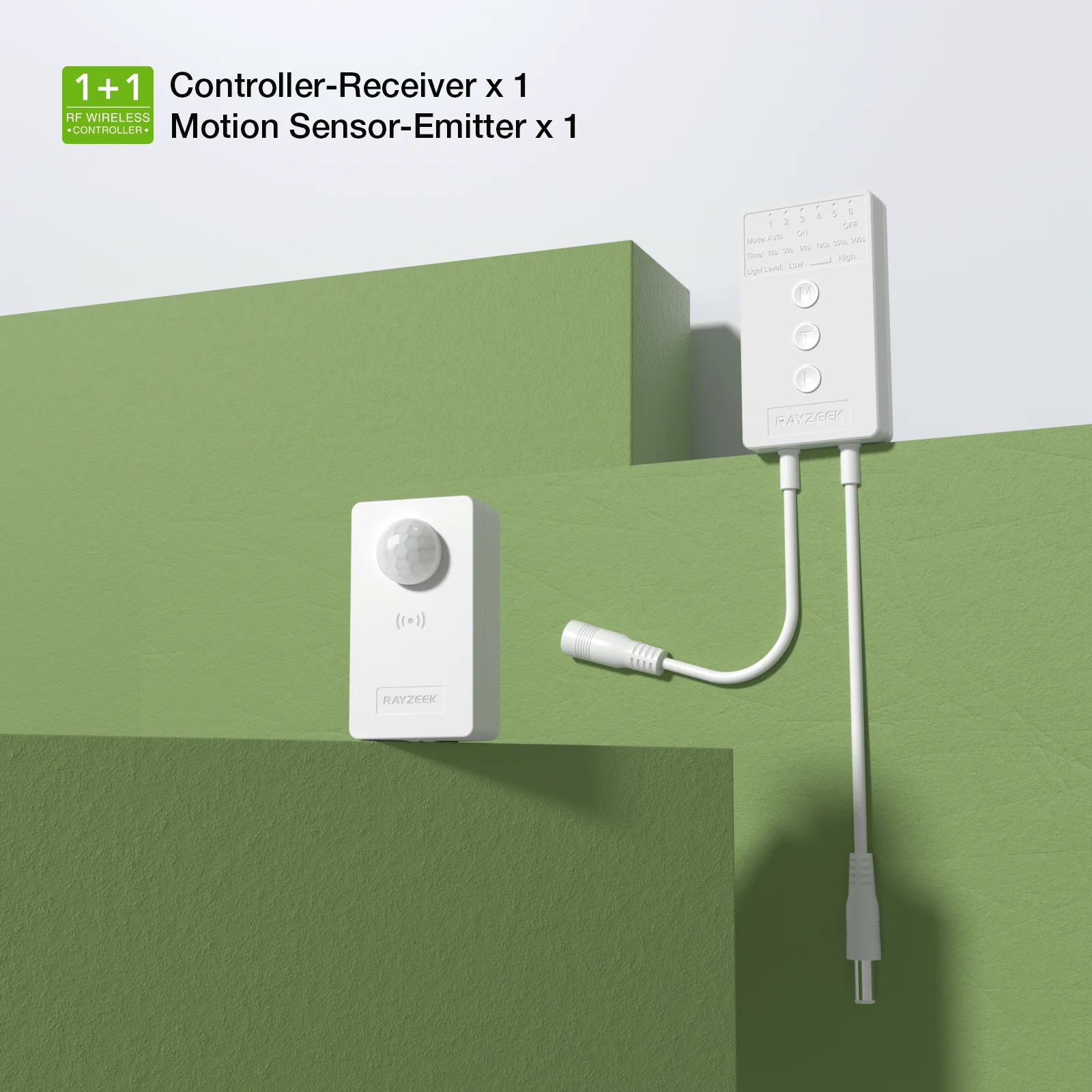 RZ016 Dimmable time delay DC12V 24V LED lighting Wireless Motion Sensor Kit