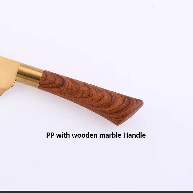 Custom Professional 6pcs Hand Forged Kitchen Knife With Color Box Family Commercial Kitchen Knife Set