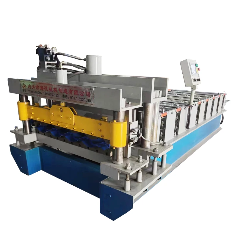 HD  828 glazed tile production line / glazed roof tile making machine