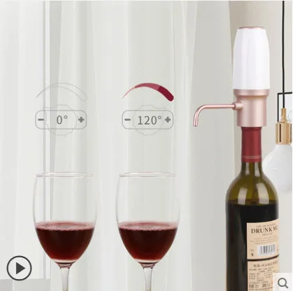 Electric Rechargeable Wine Dispenser Gifts For Lovers USB Decant Wine Pump Electric Wine Aerator Pourer
