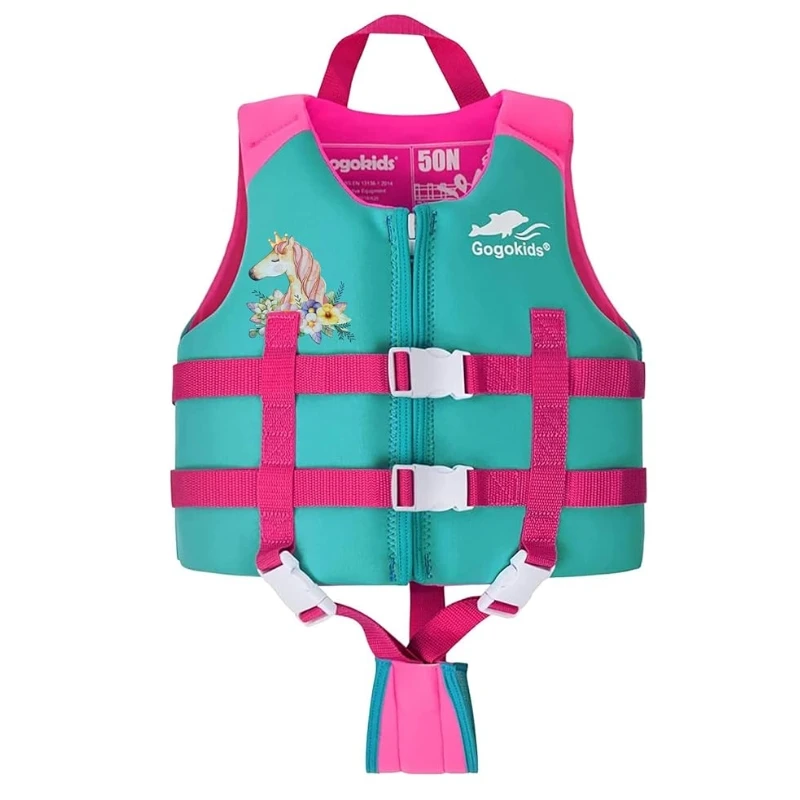 New Arrive Girls Neoprene EPE Floating Swim Trainer Vest Kids Swimming Aid Paddle Life Jacket Vest For Learning Life Vest