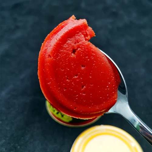 China Canned Food 28-30% Brix Tomato Paste Double Concentrate High Quality Tomato Sauce In Tin Packing For African Muslim Cook