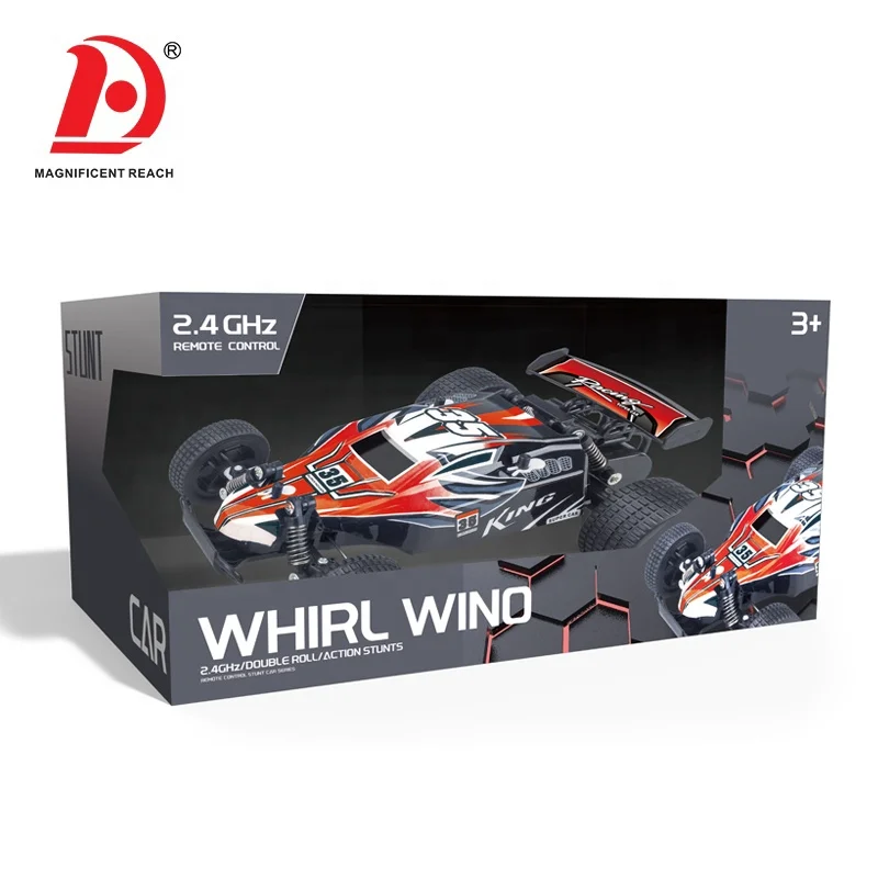 HUADA 2024 2.4G 4CH PVC Car Shell Off Road RC Vehicle Toy High Speed Remote Control Racing Car With Battery