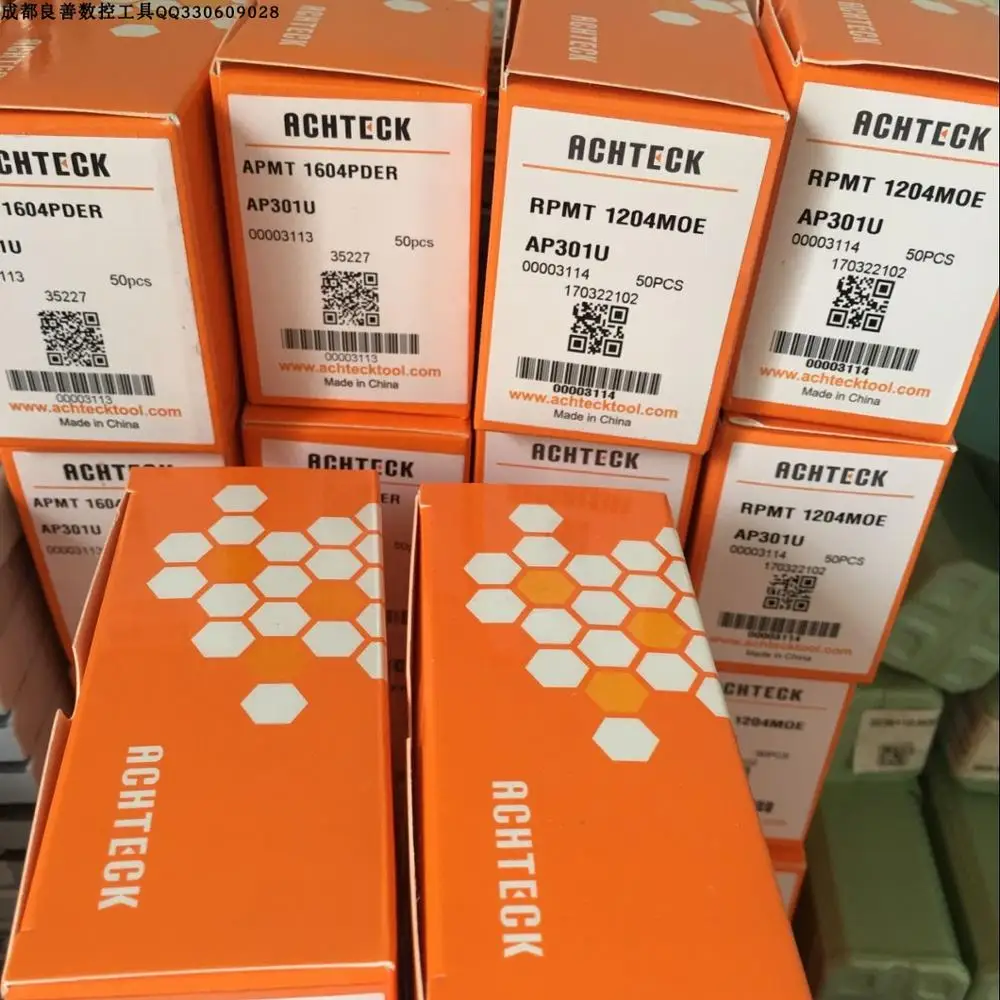 Achteck Inserts Cutting Tools ACHTECK Carbide Milling Inserts APMT1604PDER AP301U
