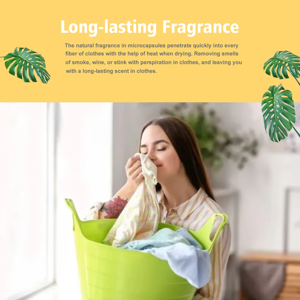 Eco-Friendly Fabric Softener Fragrance Cleaning Laundry Tablets Washing Powder Soap Softener Detergent Clothes Bra Washer
