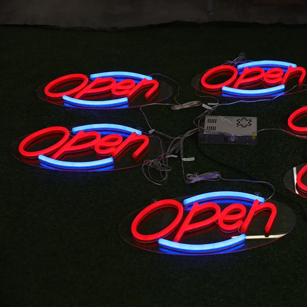 Led open sign led store sign custom open led signs