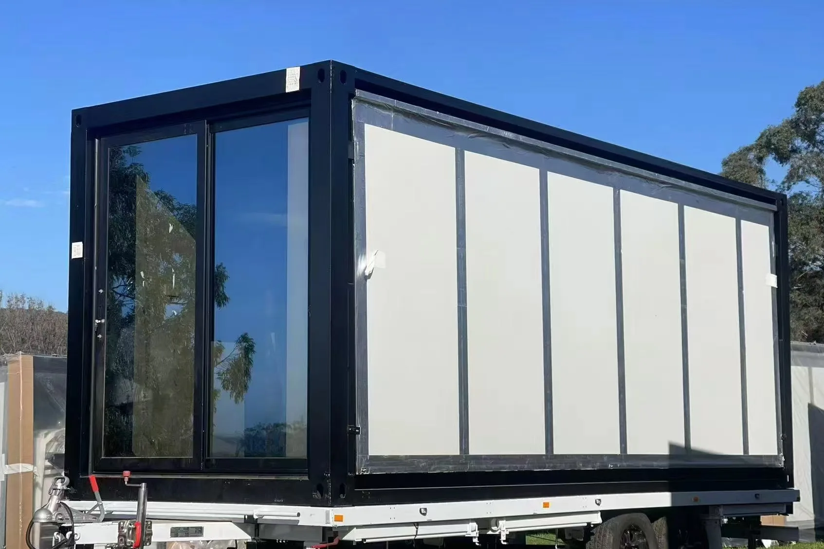 2 Axle 20Ft Or 40Ft Trailer Container Flatbed Truck Trailer