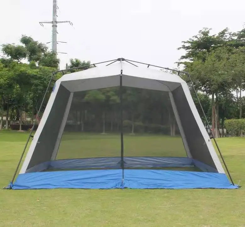 
5-8 Man automatic frame Large camping barbecue awning arbor Outdoor Folding Instant Screened Canopy Tent 