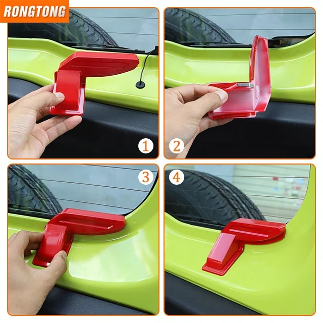 New Hot Car Black ABS Rear Windshield Heating Wire Protection Cover for Suzuki Jimny 2019+