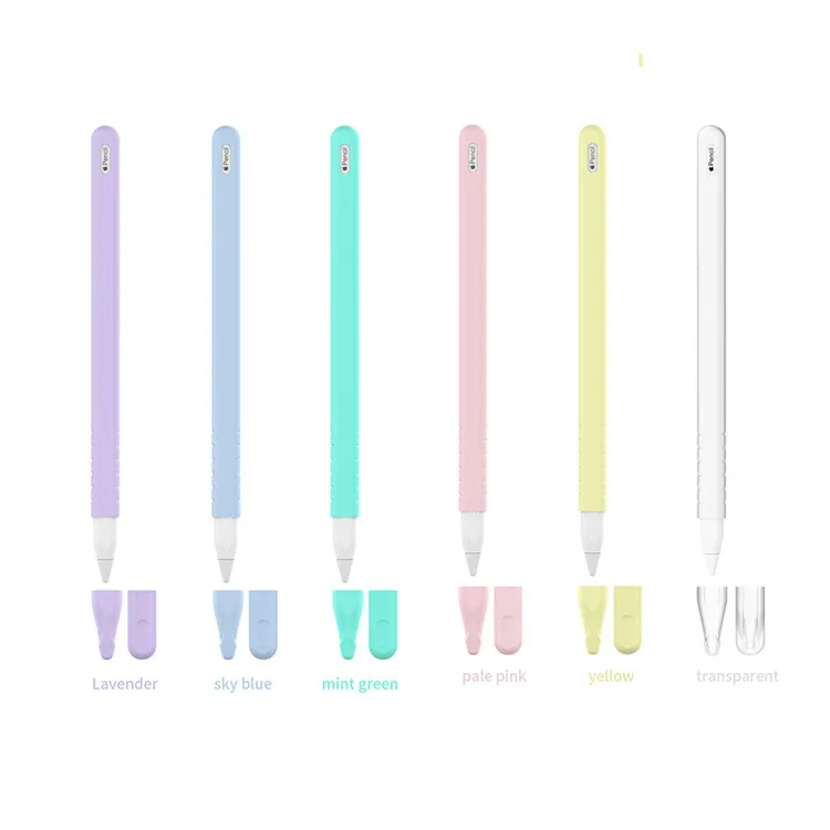 
Silicone Protective Cover Sleeve 2nd Generation Holder Apple Pencil Case 