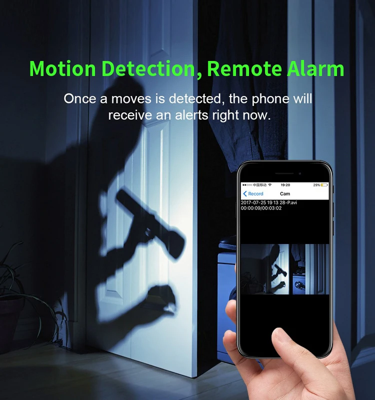 
Continuous 10 Hours Working Time HD 1080P Video IP WiFi Wireless Nanny Invisible Battery Secret Small Mini Spy Hidden Camera 