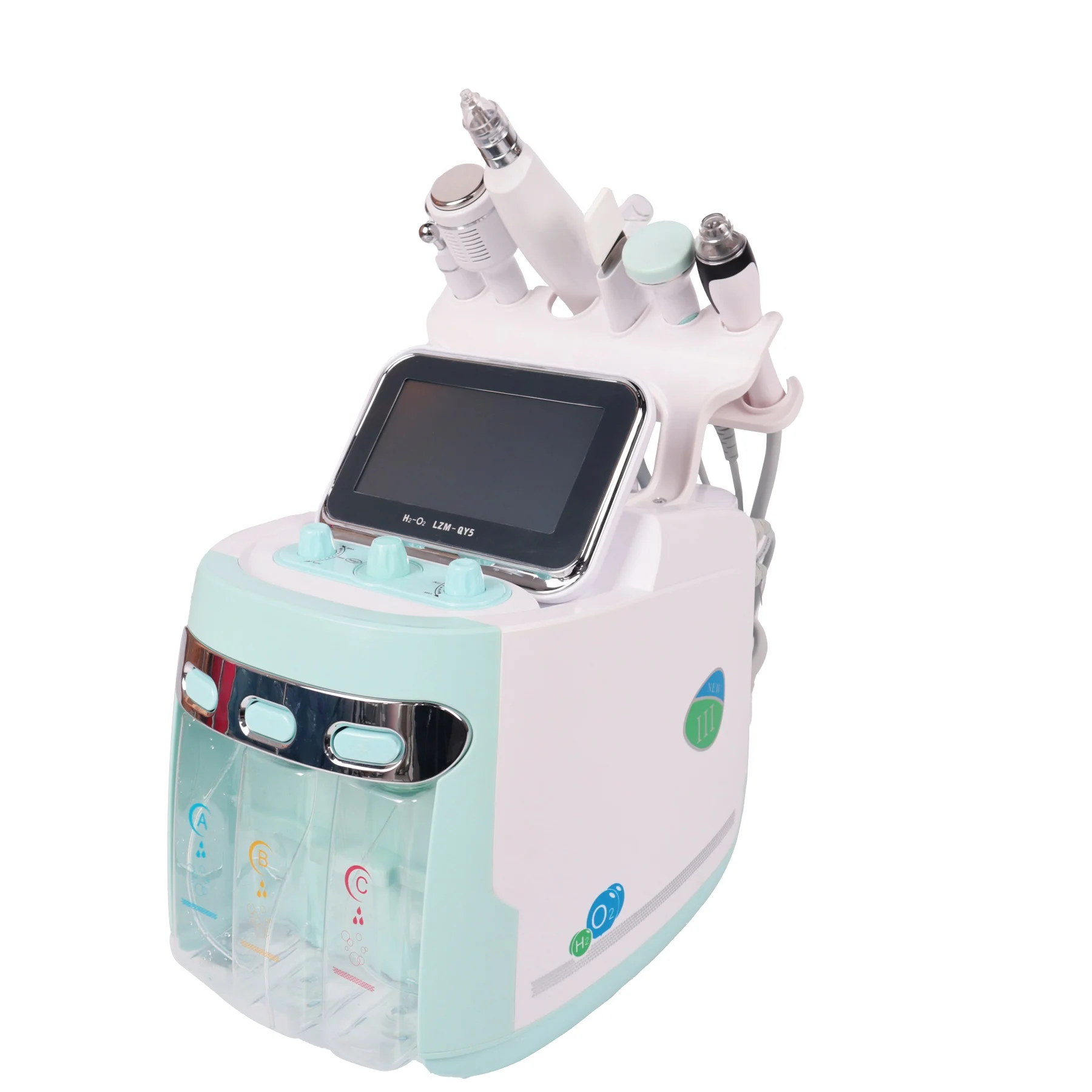 Professional 7 In 1 Portable Beauty Oxygen Jet Microdermabrasion Oxygen Facial Skin Tightening Radiofrequency Machine