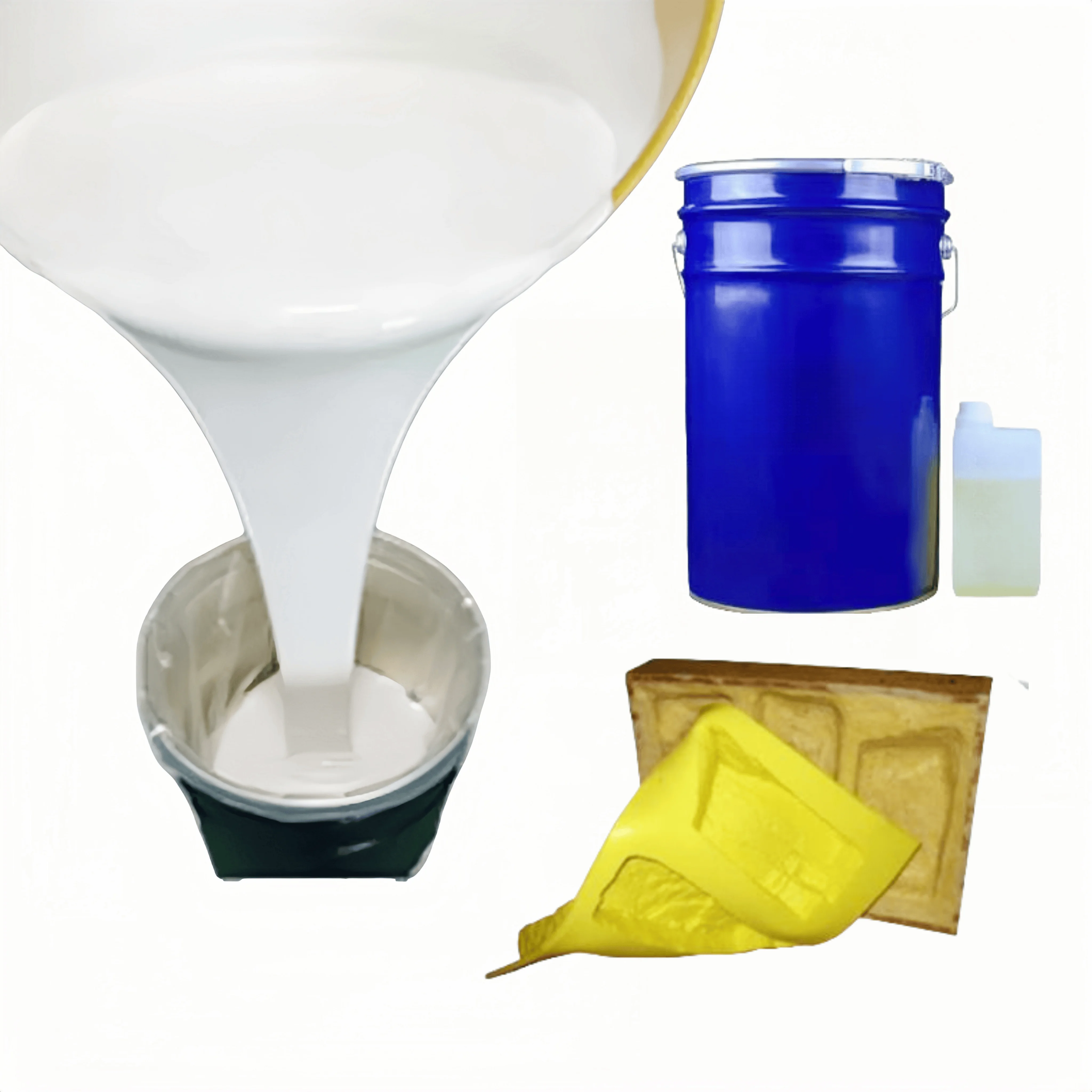 Polyurethane Liquid Silicone Casting Rubber Suppliers High Strength Concrete Molds For Plaster Resin Handicrafts