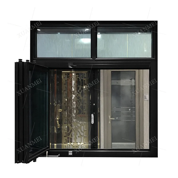 Производитель окон Foshan, стеклянные окна с защитой от пули, современные алюминиевые стеклянные окна (1600292786627)