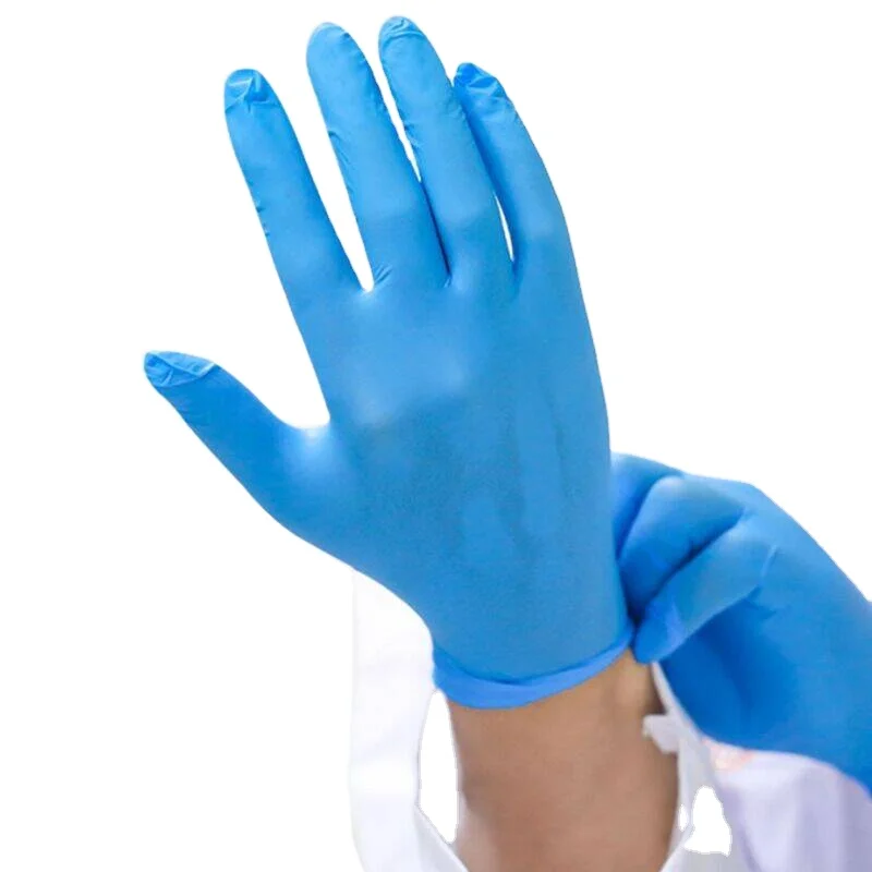Disposable Rubber  Latex Gloves Medical Nitrile with CE Gloves 100 PCS in Package Common Use