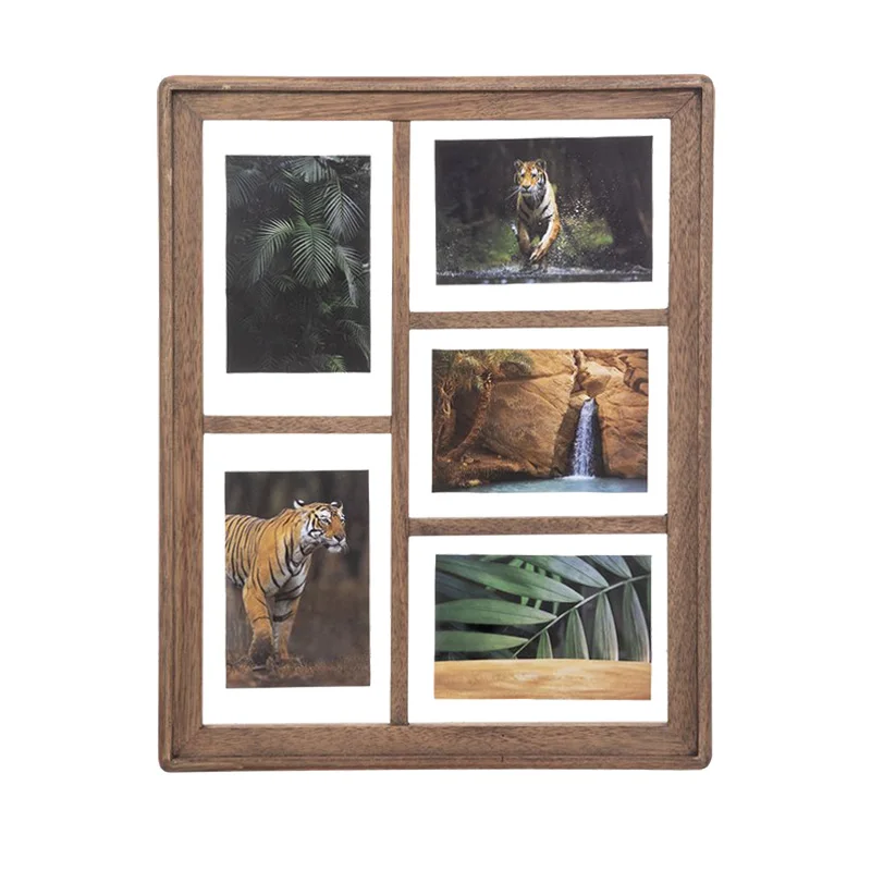 Wood Gallery Perfect Gallery Wall Kit Square Photos With Hanging Template Picture Frame