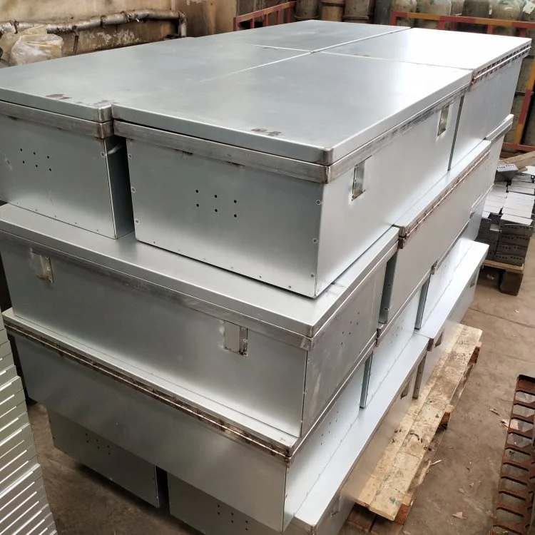 OEM Cutting Parts Products Machine Services Box Welded Bending Stamping Punching CNC Custom Sheet Metal Fabrication Enclosure
