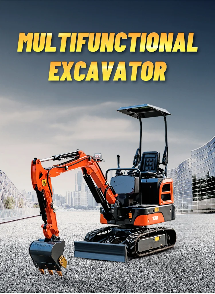 Agricultural machinery 0.8t 1.0t small garden China mini excavator OEM
