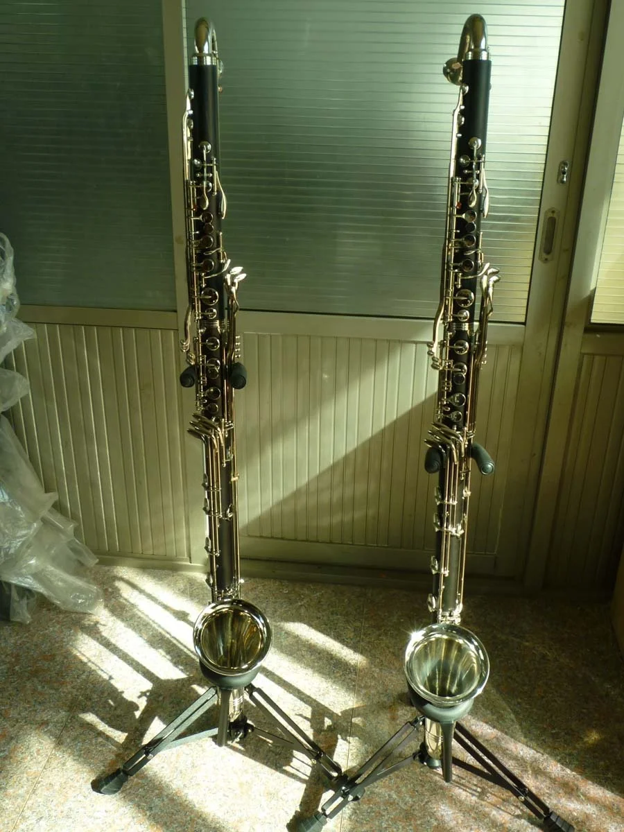 Hard Rubber body Bass Clarinet with Low C Key (JCL-600)