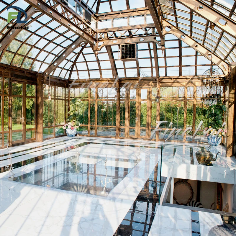 Finelai hot selling Wrought Iron Cast Iron Large Gazebo for Sale cast iron gazebo