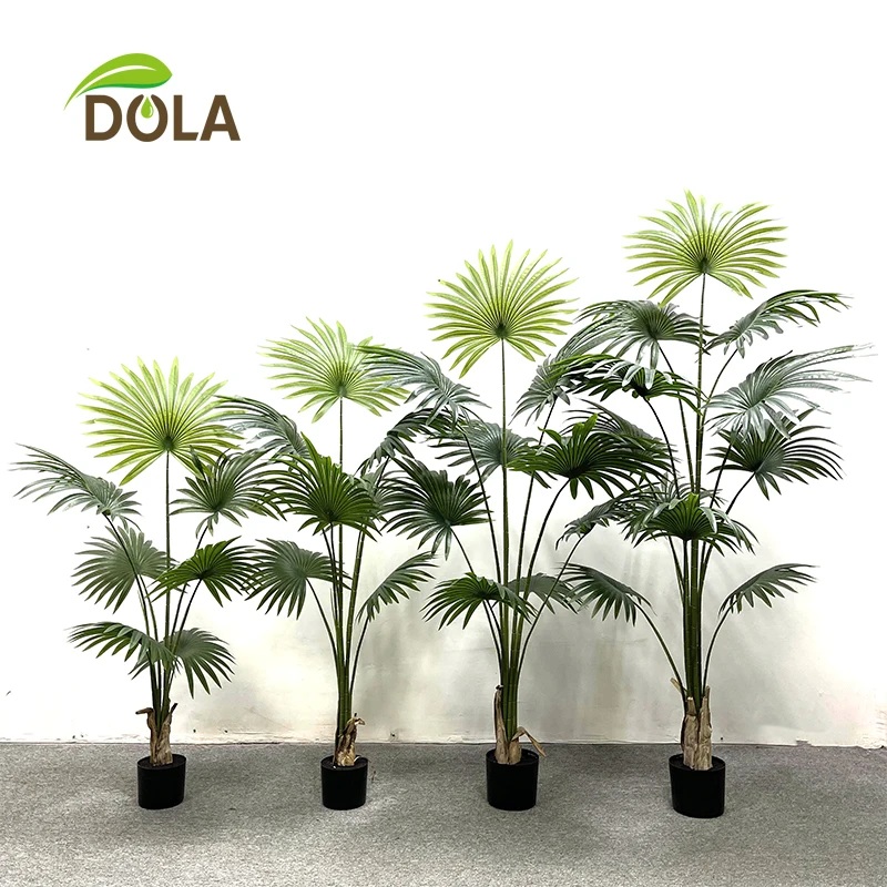 DOLA оптовая продажа высококачественное пластиковое дерево из искусственного Вашингтонского дерева для внутреннего наружного украшения дома искусственная пальма