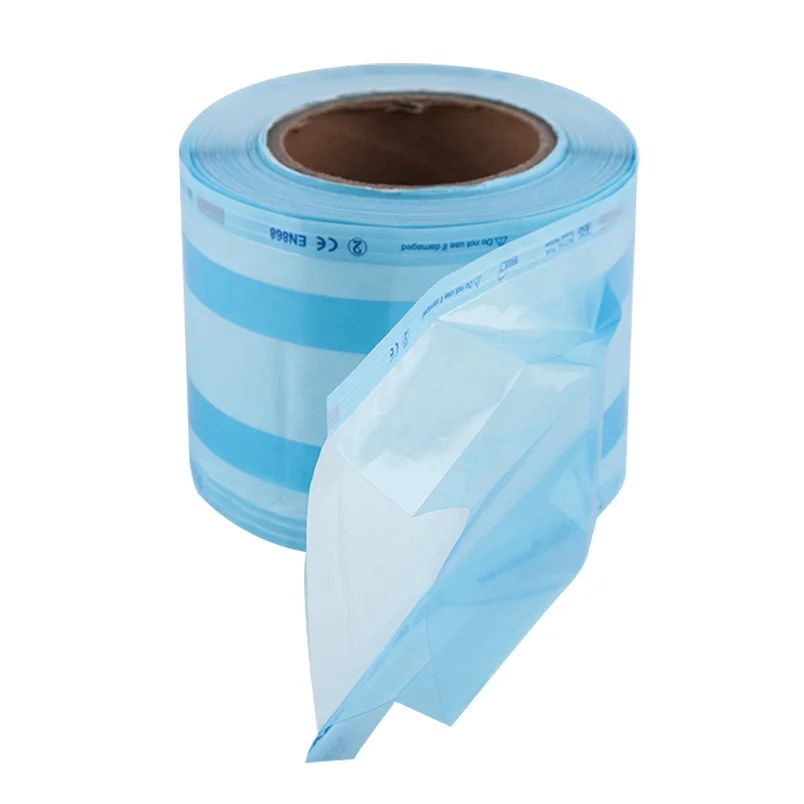 Medical Consumables EO Steam Sterilization Pouch Bag Reel Pouches Roll for Efficient Sterilization