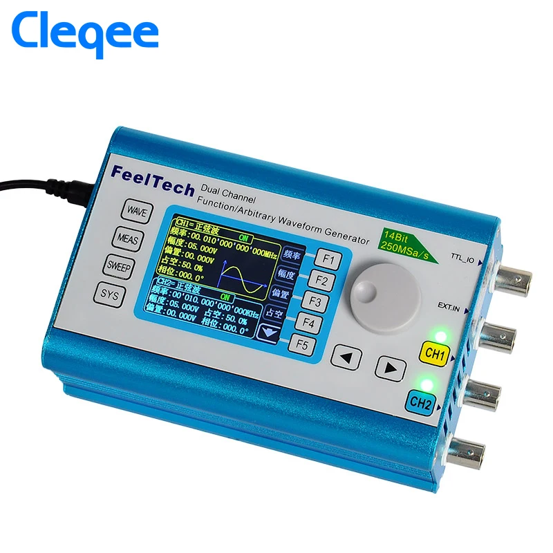  2 FY2300-6MHz 200MSa/s 100MHz измеритель частоты произвольная форма Высокофункциональный двухканальный генератор
