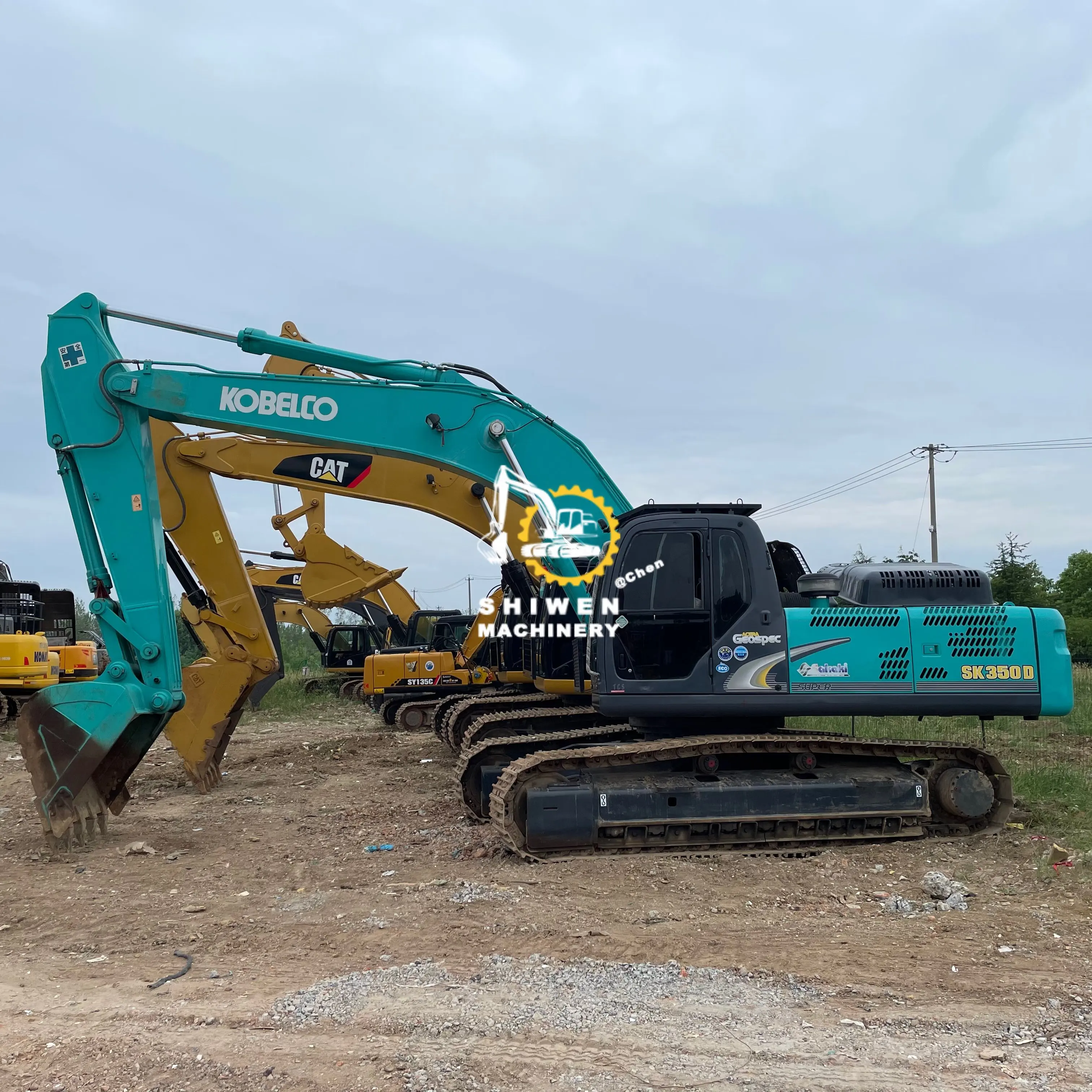 Kobelco Used SK350 35ton With Perfect Condition Used Digger, Kobelco SK350D SK350LC-8 SK350-8 Excavator