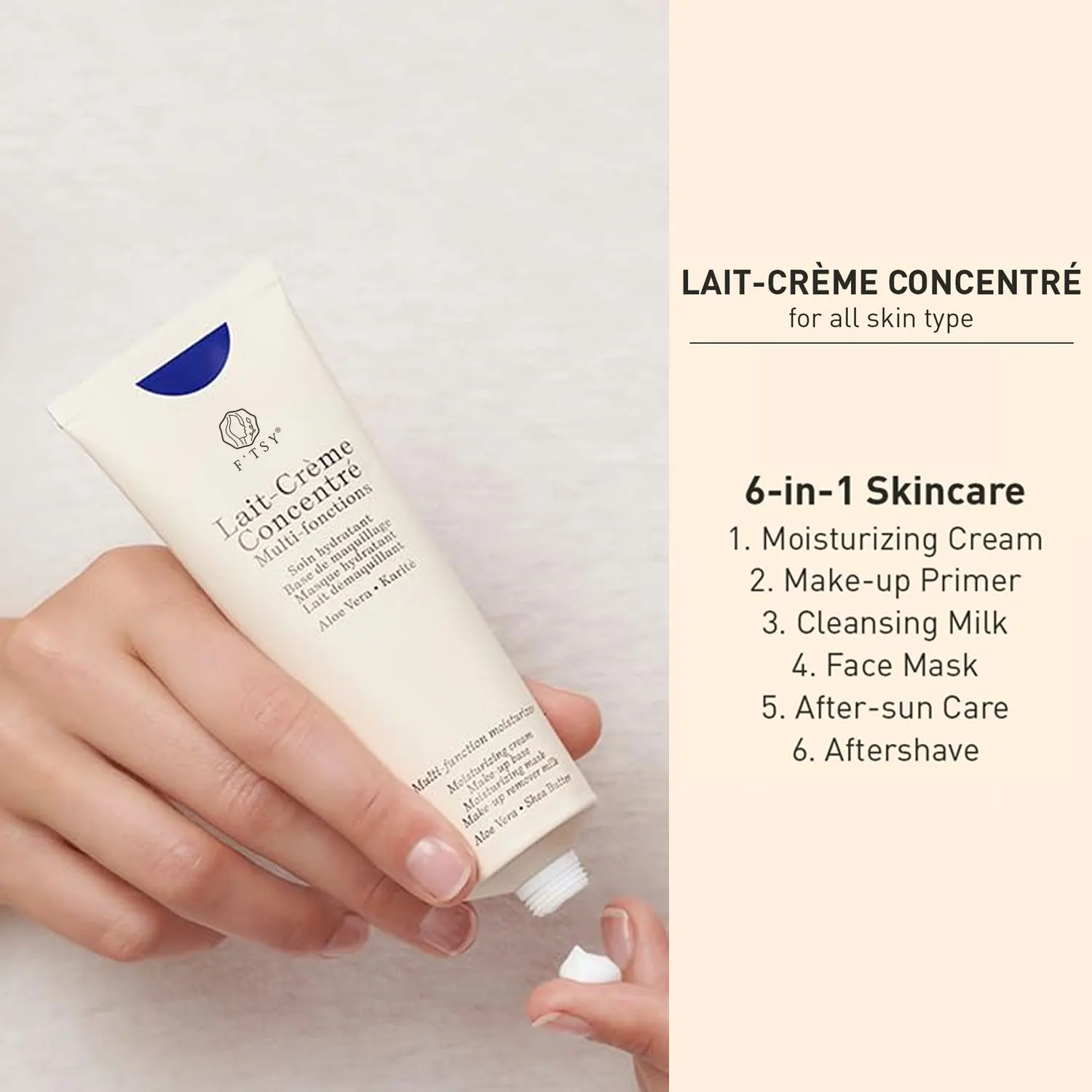 Private Label Multi-function Moisturizer Cream Make up Primer Facial Cleanser Repair 6 in 1 Face Cream